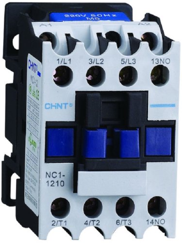 Контактор CHINT NC1-1210 3п 1НО 12А 230В тип АС3 фото Контактор CHINT NC1-1210 3п 1НО 12А 230В тип АС3 картинка